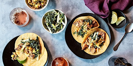 Chicken Carnitas Tacos with Charred Pineapple Salsa Couples Cooking Class tickets