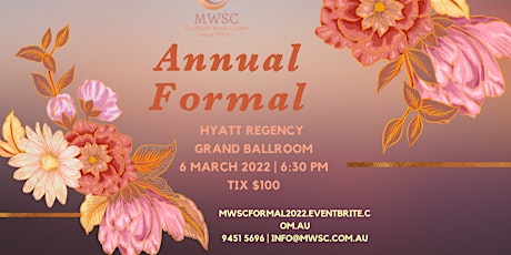 MWSC Annual Formal 2022 tickets