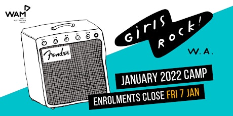 Girls Rock! WA | January 2022 Camp Enrolments primary image