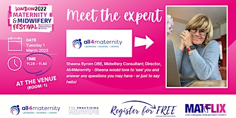Meet The Expert  from All4Maternity - AT THE VENUE tickets