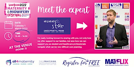 Meet The Expert  from Mummy's Star - AT THE VENUE tickets