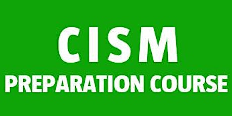 Certified Information Security Manager (CISM preparation course) bilhetes