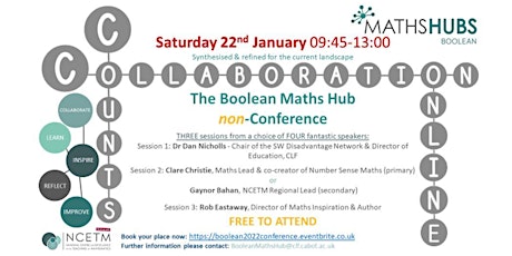 Boolean Maths Hub #CollaborationCountsOnline  Non-Conference 2022 primary image