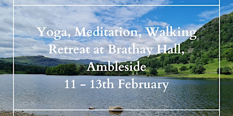 Yoga/Meditation/Walking Retreat in the Lakes primary image