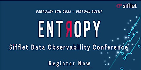 ENTROPY - Sifflet Data Observability Conference tickets