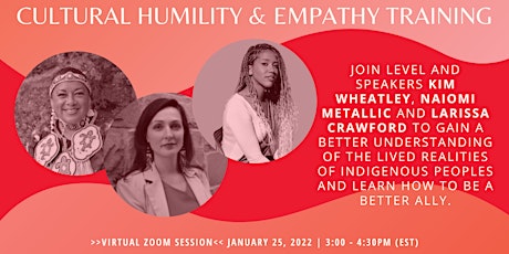 Cultural Humility and Empathy Training tickets