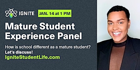 IGNITE Mature Student Experience Panel primary image