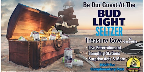 Bud Light Seltzer Treasure Cove at the Gasparilla Pirate Fest tickets