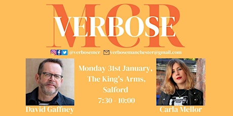 Verbose with David Gaffney and Carla Mellor tickets