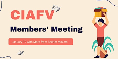 CIAFV Members' Meeting - January tickets