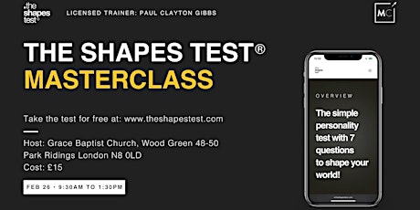 The Shapes Test - Masterclass tickets