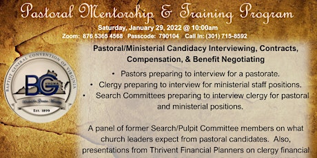 Pastoral Mentorship  & Training Program tickets