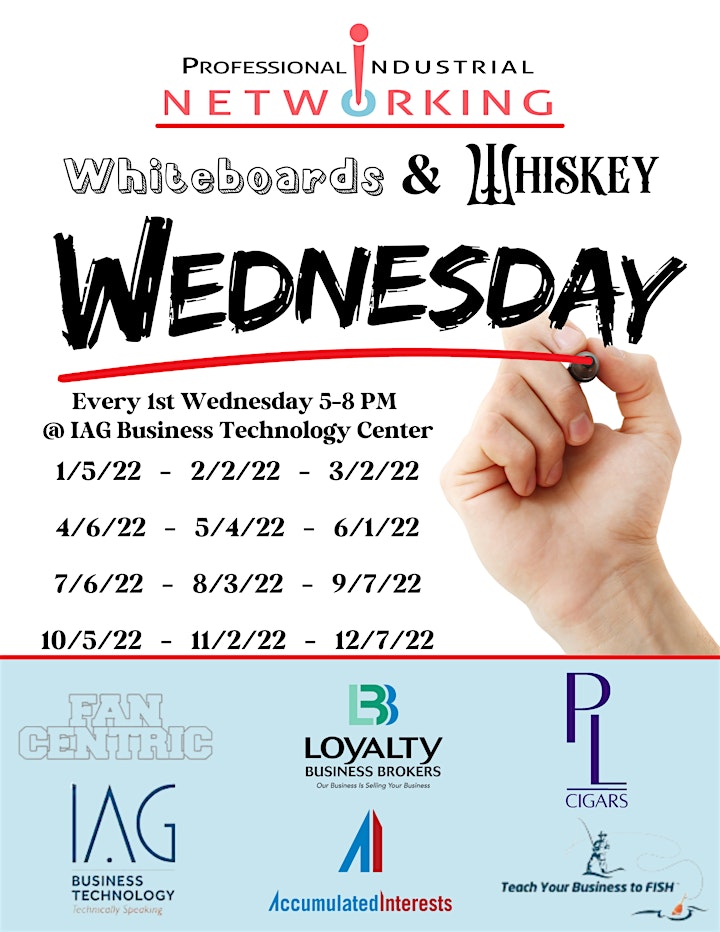 
		Whiteboards and Whiskey for Business Owners and Entrepreneurs Feb 2nd 2022 image
