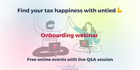 untied x Deliveroo onboarding live tax event - 24 January billets