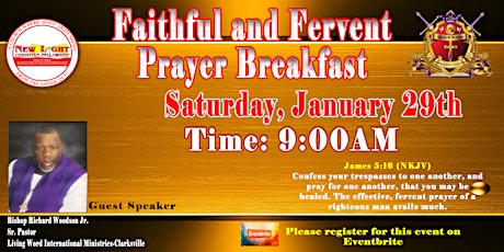 Faithful and Fervent Prayer Breakfast tickets