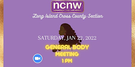January NCNW Long Island Cross County General Membership Meeting tickets
