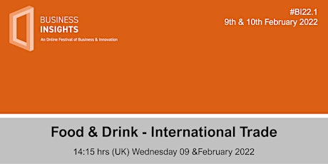 Food & Drink - International Trade tickets