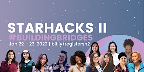 StarHacks II: All-female and Nonbinary Virtual and Global Hackathon bilhetes