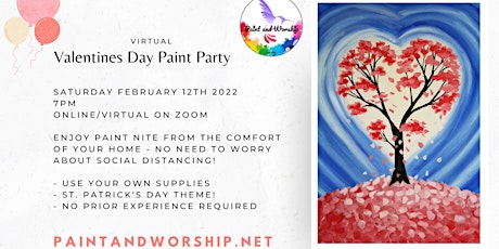 Virtual Valentine’s Day Paint Party tickets