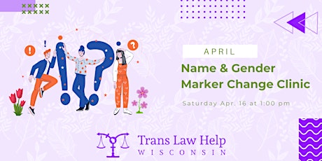 April 2022 Name & Gender Change Clinic primary image