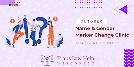 October 2022 Name & Gender Change Clinic primary image
