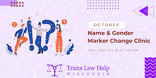 October 2022 Name & Gender Change Clinic
