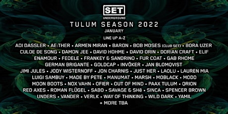 SET Underground's Tulum Cenote Jungle Experience with very special guests tickets