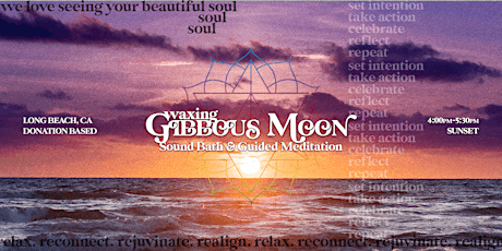 Waxing Gibbous Moon Sunset Sound Bath & Guided Meditation tickets