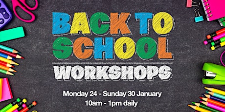 Create Your Own School Book Covers | January School Holidays tickets