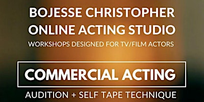 Imagem principal do evento Commercial Acting (TV): Self Tape + Live Virtual Audition Technique
