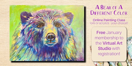 A Bear of a Different Color Painting Class (oils and acrylics) primary image