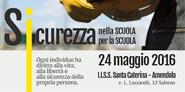 Si, Sicurezza:nella scuola per la scuola.