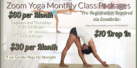 Yoga Monthly Packages tickets