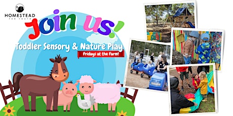 Toddler Sensory & Nature play are now every Friday tickets