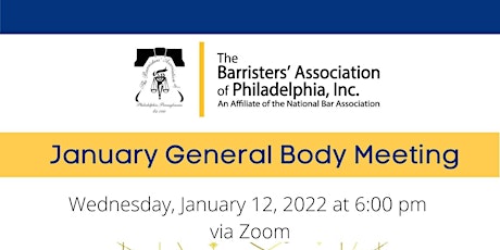 January General Body Meeting