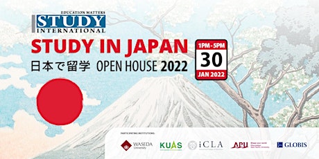 Study in Japan Open House 2022 billets