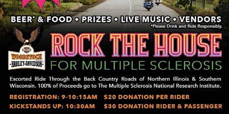 Rock The House For Multiple Sclerosis 2016 primary image