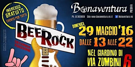 Immagine principale di BeeRock: domenica 29 maggio grande festa a base di musica live e birra artigianale a Milano 