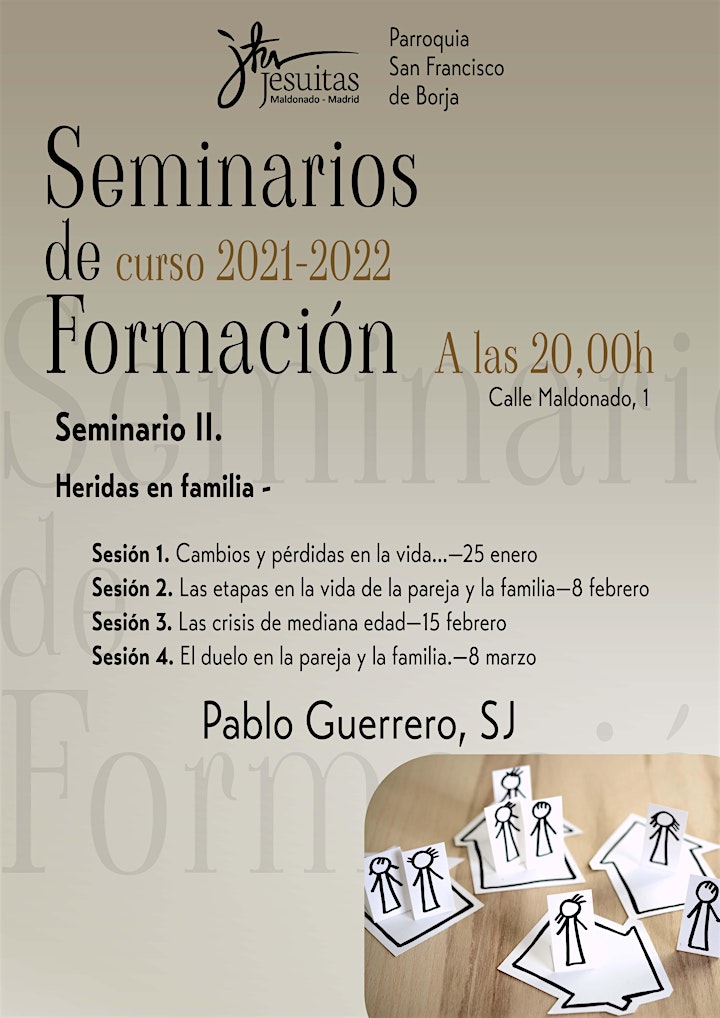 Imagen de SEMINARIOS DE FORMACION: S. II, HERIDAS EN LA FAMILIA. PABLO GUERRERO. SJ