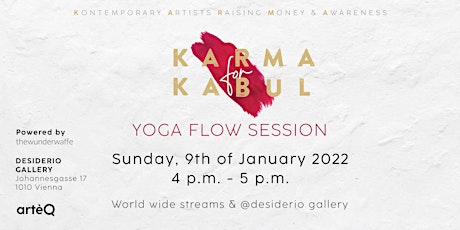Hauptbild für Yoga Flow Session - Worldwide streams  & @ Desiderio No1 Gallery