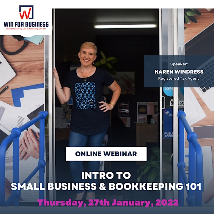 Online Workshop - INTRODUCTION to  SMALL BUSINESS  & BOOKKEEPING 101 image
