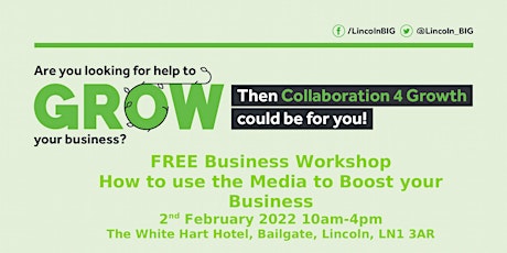 FREE Business Workshop How to use the Media to Boost your Business tickets