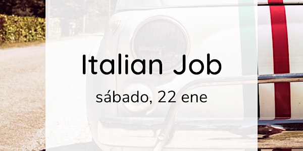 Italian Job - taller de cocina / encuentro gastronómico  (cocina italiana)