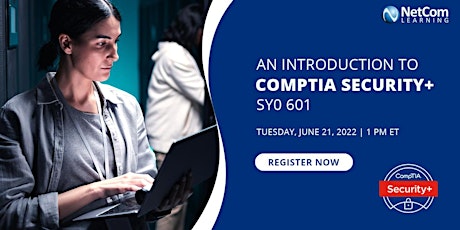 An Introduction to CompTIA Security+ SY0 601 tickets