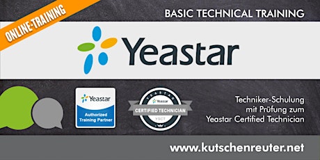 Yeastar Technikerschulung  S-Serie / "Yeastar Certified Technician"