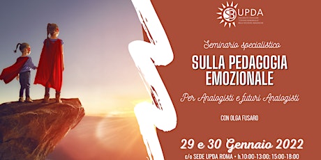 Seminario specialistico "PEDAGOGIA EMOZIONALE" con Olga Fusaro biglietti