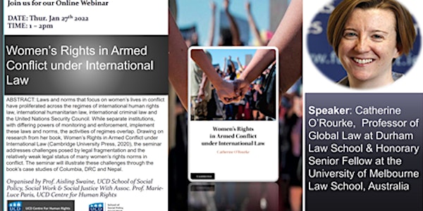 Women’s Rights in Armed Conflict under International Law