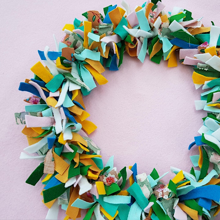Spring Fabric Wreath Workshop with Agnis Smallwood image