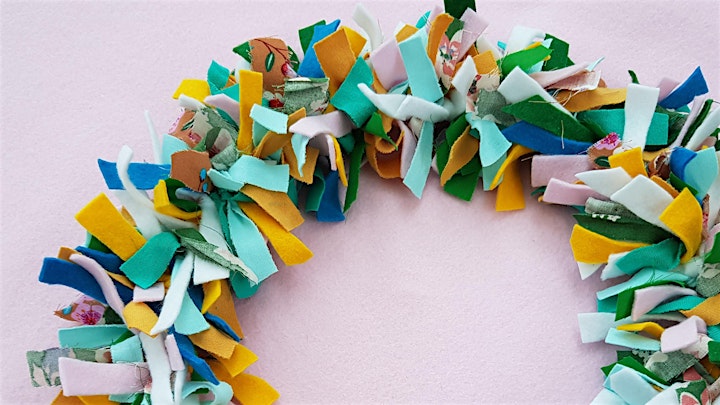 Spring Fabric Wreath Workshop with Agnis Smallwood image