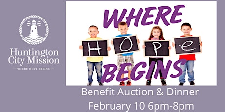 "Where Hope Begins" Benefit Auction & Dinner tickets